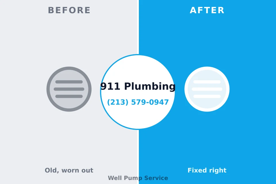 Before and after: plumbing repair North Belle Vernon, PA